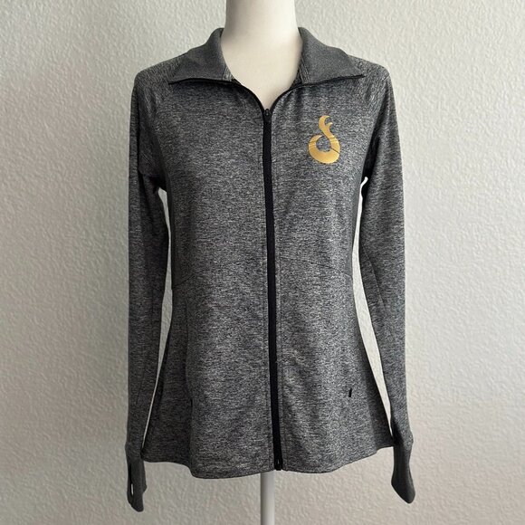 Champion Gray Full-Zip Athletic Jacket Size Large - Picture 2 of 6